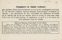 Trade Card for Véritable Extrait de viande Liebig [Real Liebig Meat Extract